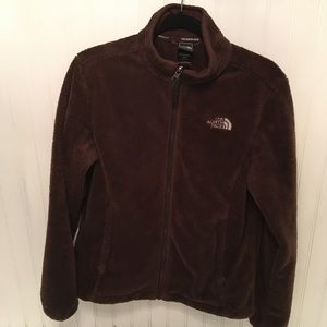 Women’s Brown North Face Fleece - M